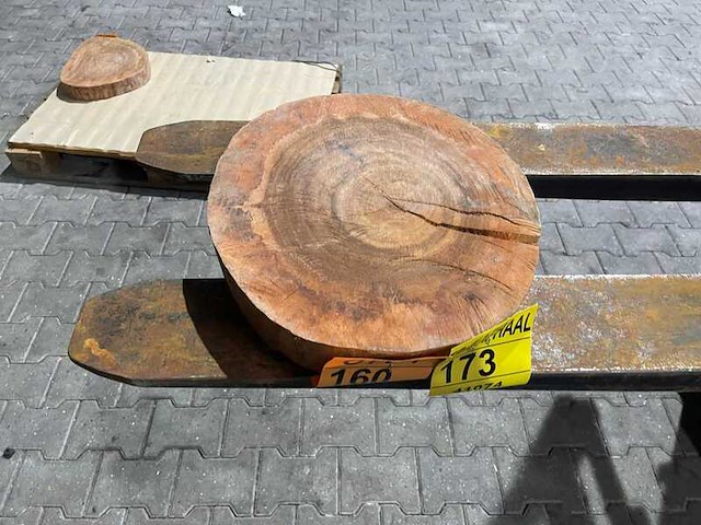 Rosewood schijf, dikte 80mm, ø 350mm - afbeelding 2 van  3