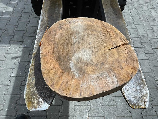 Rosewood schijf, dikte 80mm, ø 400mm - afbeelding 2 van  3