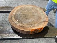 Rosewood schijf, dikte 80mm, ø 400mm - afbeelding 1 van  3