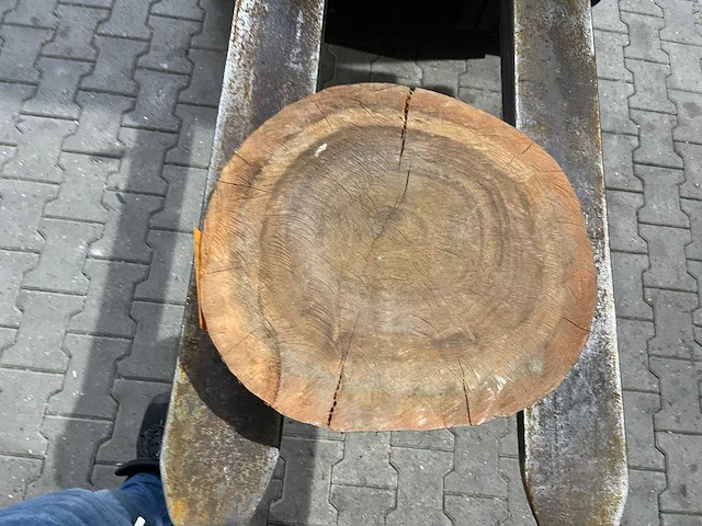 Rosewood schijf, dikte 80mm, ø 400mm - afbeelding 3 van  3