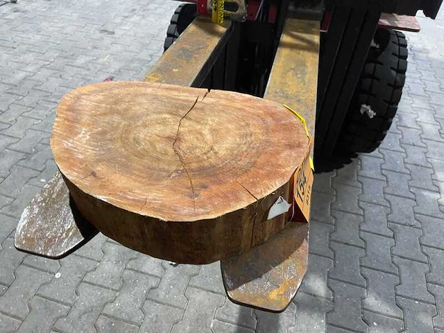 Rosewood schijf, dikte 80mm, ø 400mm - afbeelding 2 van  3
