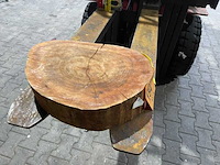 Rosewood schijf, dikte 80mm, ø 400mm - afbeelding 2 van  3