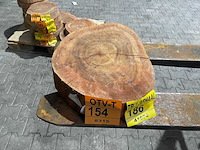Rosewood schijf, dikte 80mm, ø 400mm - afbeelding 3 van  3