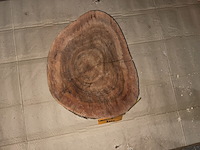 Rosewood schijf, dikte 80mm, ø 400mm - afbeelding 2 van  2