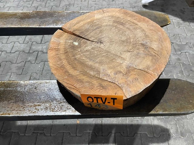 Rosewood schijf, dikte 80mm, ø 400mm - afbeelding 1 van  3