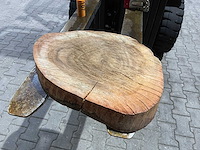 Rosewood schijf, dikte 80mm, ø 500mm - afbeelding 2 van  3