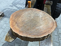 Rosewood schijf, dikte 80mm, ø 500mm - afbeelding 2 van  3