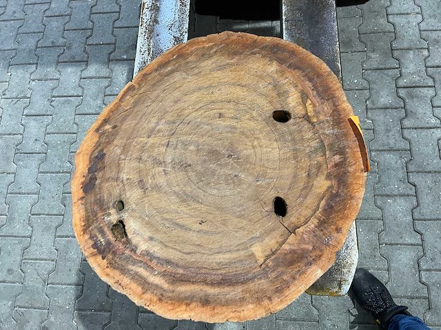 Rosewood schijf, dikte 80mm, ø 500mm - afbeelding 3 van  3