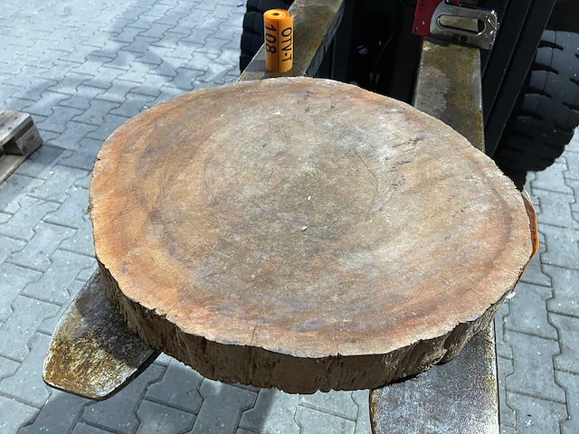 Rosewood schijf, dikte 80mm, ø 500mm - afbeelding 2 van  3