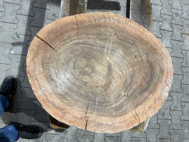 Rosewood schijf, dikte 80mm, ø 550mm - afbeelding 3 van  3