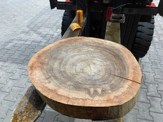 Rosewood schijf, dikte 80mm, ø 550mm - afbeelding 2 van  3