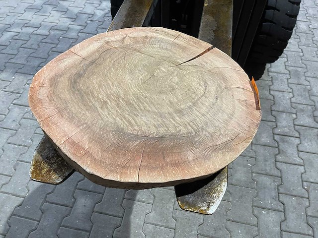 Rosewood schijf, dikte 80mm, ø 550mm - afbeelding 2 van  3