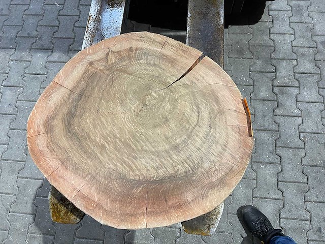 Rosewood schijf, dikte 80mm, ø 550mm - afbeelding 3 van  3