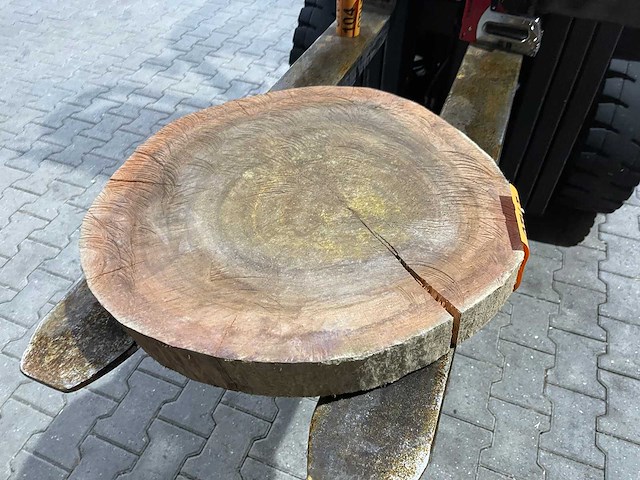 Rosewood schijf, dikte 80mm, ø 550mm - afbeelding 2 van  3