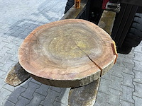 Rosewood schijf, dikte 80mm, ø 550mm - afbeelding 2 van  3