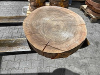 Rosewood schijf, dikte 80mm, ø 550mm - afbeelding 1 van  3