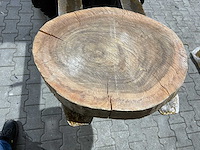 Rosewood schijf, dikte 80mm, ø 550mm - afbeelding 2 van  3