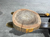 Rosewood schijf, dikte 80mm, ø 550mm - afbeelding 1 van  3