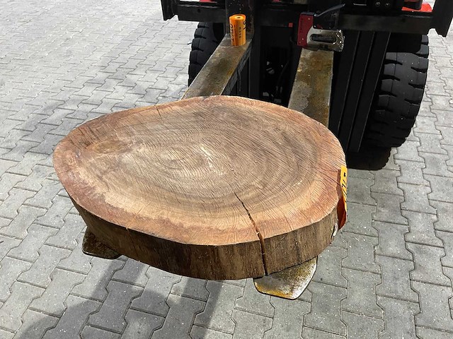 Rosewood schijf, dikte 80mm, ø 600mm - afbeelding 2 van  3