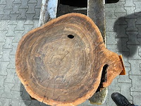 Rosewood schijf, dikte 80mm, ø 600mm - afbeelding 3 van  3