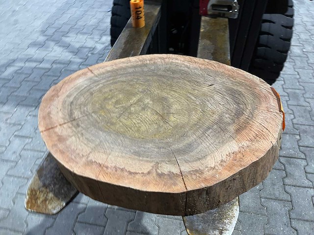 Rosewood schijf, dikte 85mm, ø 550mm - afbeelding 2 van  3