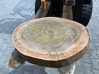 Rosewood schijf, dikte 85mm, ø 550mm - afbeelding 2 van  3