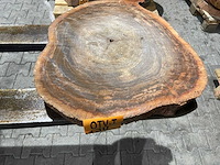 Rosewood schijf, dikte 85mm, ø 550mm - afbeelding 1 van  3