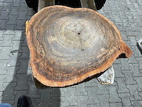 Rosewood schijf, dikte 85mm, ø 550mm - afbeelding 2 van  3