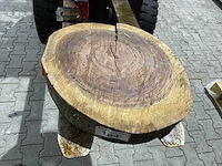 Rosewood schijf, dikte 95mm, ø 550mm - afbeelding 2 van  3