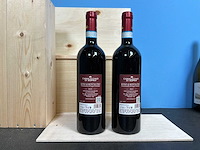 Rosso di montalcino toscane sangiovese rode wijn 2022 (4x) - afbeelding 2 van  3