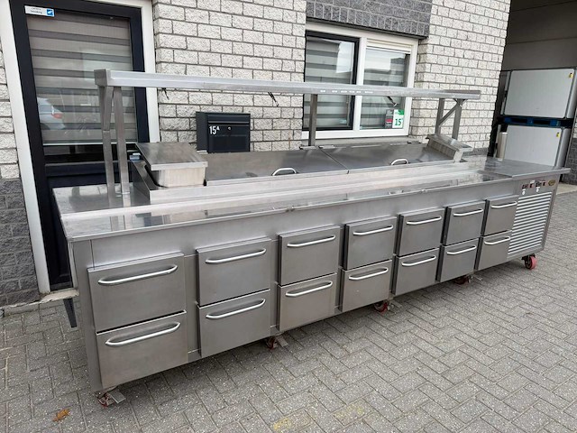 Rosval - 14 lades - koelwerkbank - afbeelding 1 van  9