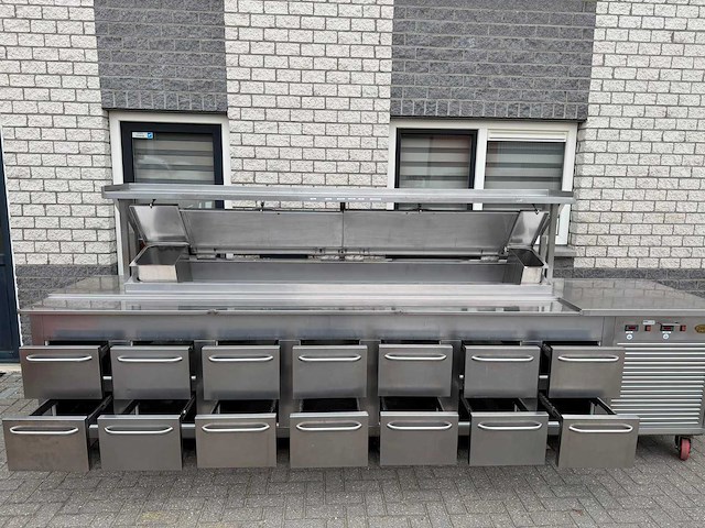 Rosval - 14 lades - koelwerkbank - afbeelding 4 van  9