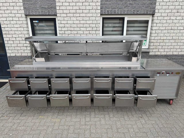 Rosval - 14 lades - koelwerkbank - afbeelding 5 van  9