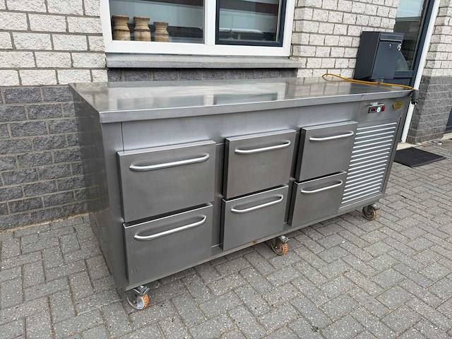 Rosval - 6 lades - koelwerkbank - afbeelding 1 van  4