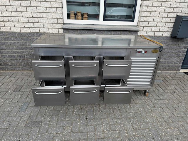 Rosval - 6 lades - koelwerkbank - afbeelding 3 van  4