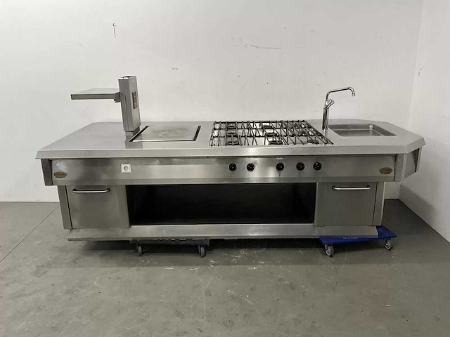 Rosval - rvs kookeiland - afbeelding 4 van  26