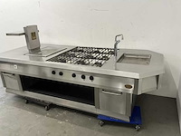 Rosval - rvs kookeiland - afbeelding 5 van  26