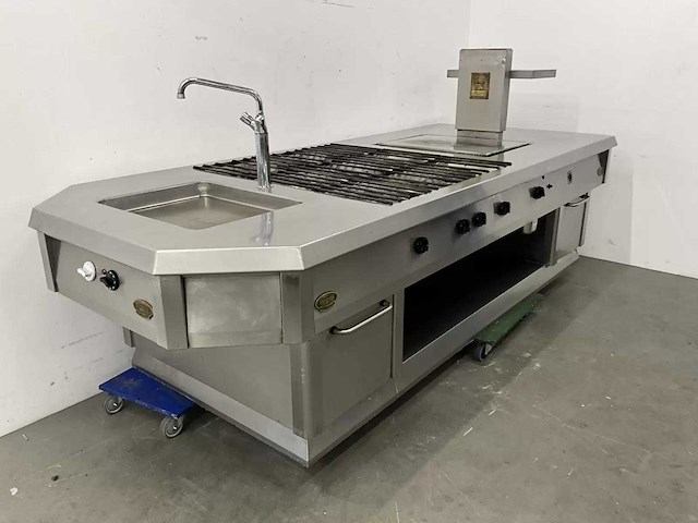 Rosval - rvs kookeiland - afbeelding 20 van  26