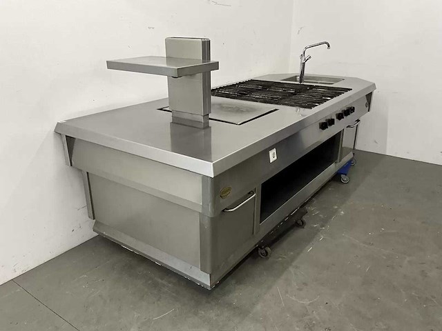 Rosval - rvs kookeiland - afbeelding 5 van  17