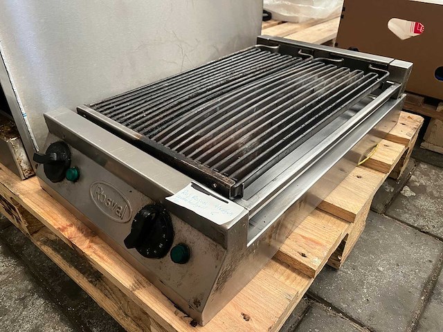 Rosval - rvs waterbadgrill - afbeelding 1 van  3