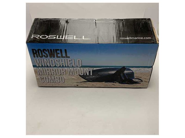 Roswell c910-0061 duurzame marine windshield mirror mount combo - afbeelding 4 van  9