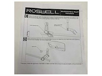Roswell c910-0061 duurzame marine windshield mirror mount combo - afbeelding 6 van  9