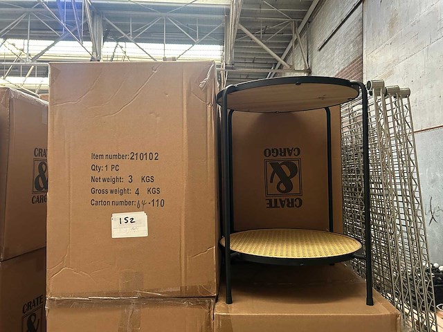 Rotan bijzettafel (18x) - afbeelding 1 van  4