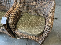 Rotan fauteuil (2x) - afbeelding 2 van  3