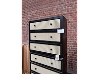Rotan kast 3 lades (3x) - afbeelding 3 van  4