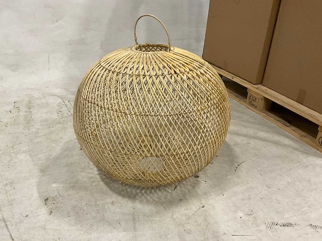 Rotan lampenkappen (8x) - afbeelding 2 van  4