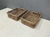 Rotan mand (2x) - afbeelding 3 van  5
