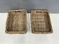 Rotan mand (2x) - afbeelding 4 van  5