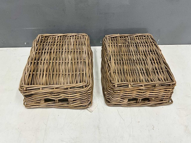 Rotan mand (2x) - afbeelding 5 van  5