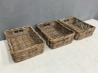 Rotan mand (3x) - afbeelding 1 van  5